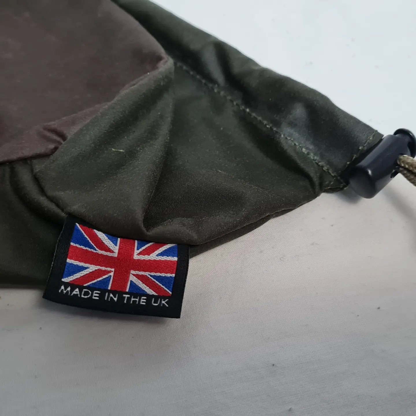 Waxed canvas bag for zebra 14cm lunch box.