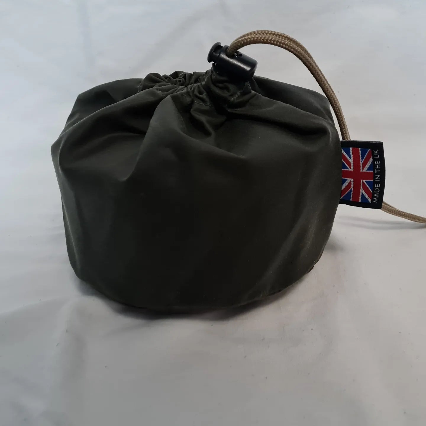Waxed canvas bag for zebra 14cm lunch box.