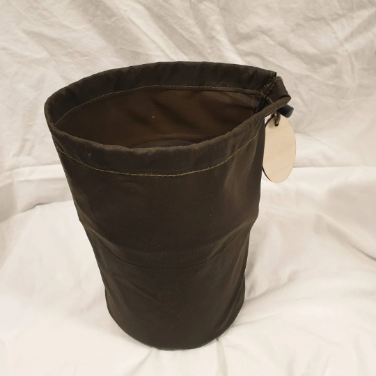 Waxed canvas bag for 14cm billy can