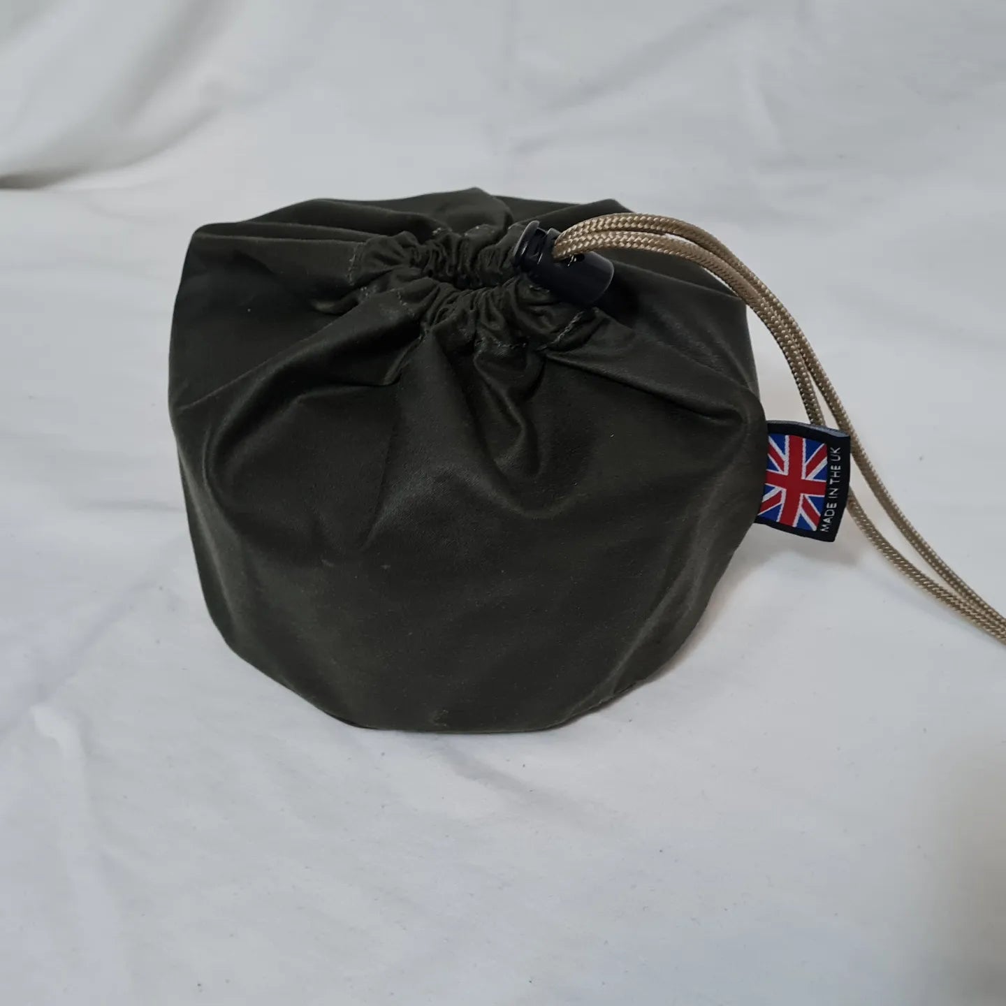 Waxed canvas bag for zebra 14cm lunch box.